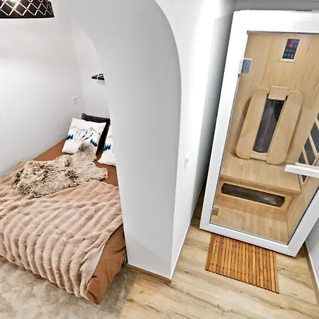 아파트 Avec Sauna Et Vue Montagne Saas Fee